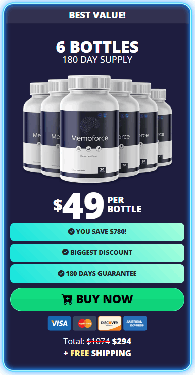 Oerder Memoforce 6 Bottles